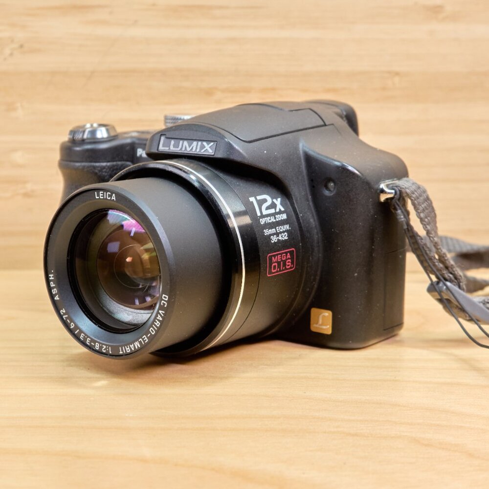 Panasonic Lumix DMC-FZ8 7.2MP Digital Camera, 12x Optical Zoom, Made in Japan